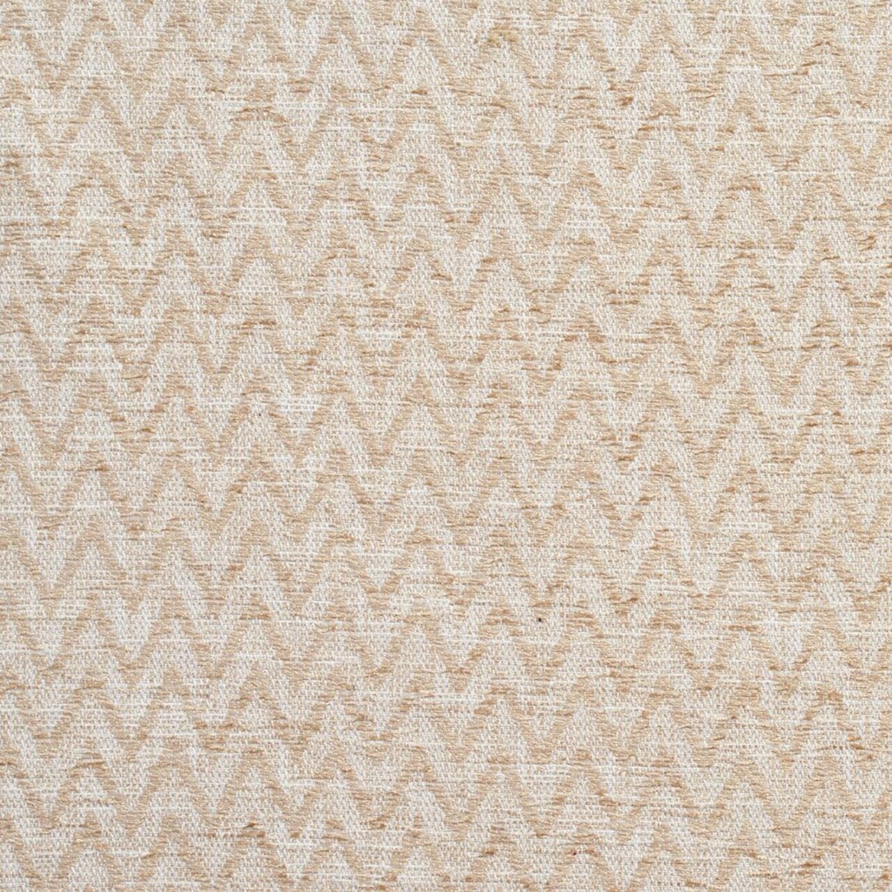 Natural Abstract Chevron Woven Pattern Upholstery Fabric by The Yard - SKU: Conley Birch
